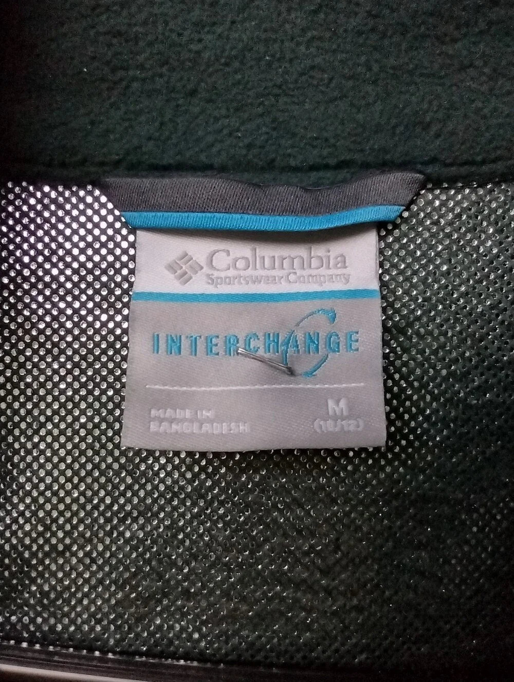 Columbia raincoat green
